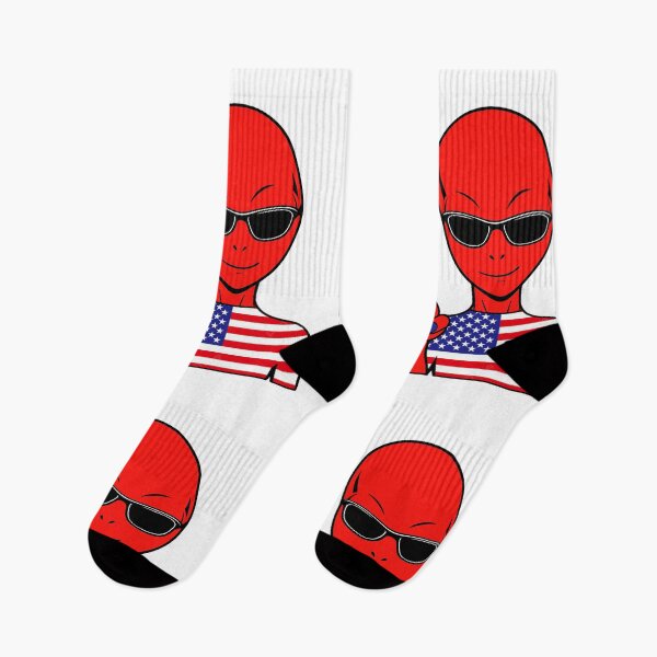 Item preview, Zorgo USA | Sunglasses Alien | USA Flag Shirt | Cute Alien Gift | USA Merchandise designed and sold by The-Visitors.
