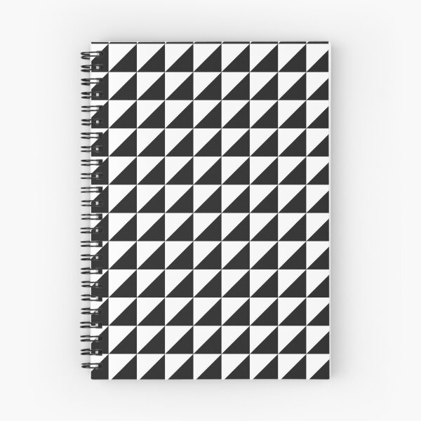 Item preview, White And Black Triangle Mosaic Pattern designed and sold by pattern-archive.