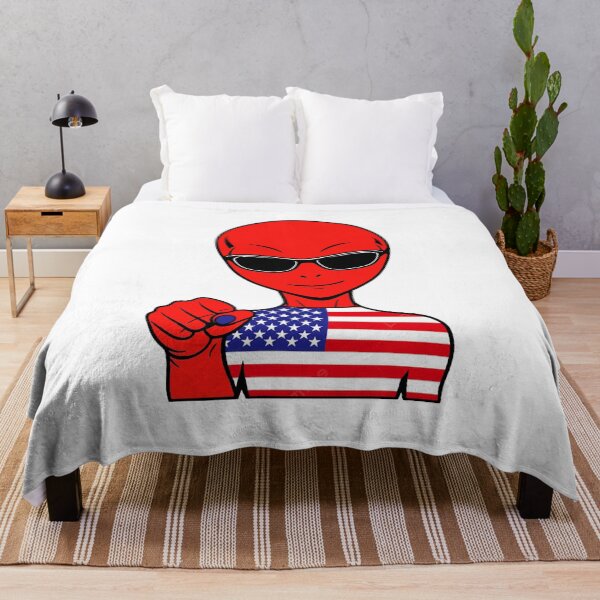 Item preview, Zorgo USA | Sunglasses Alien | USA Flag Shirt | Cute Alien Gift | USA Merchandise designed and sold by The-Visitors.