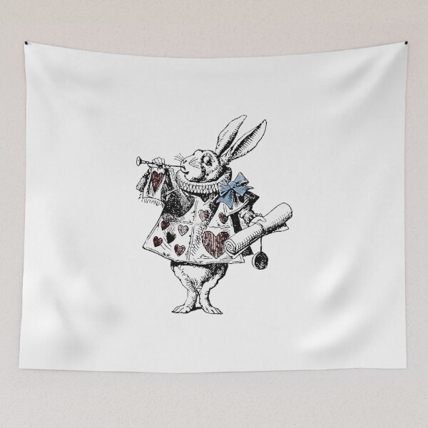 Item preview, alice in wonderland white rabbit designed and sold by Nas-Art-sim.