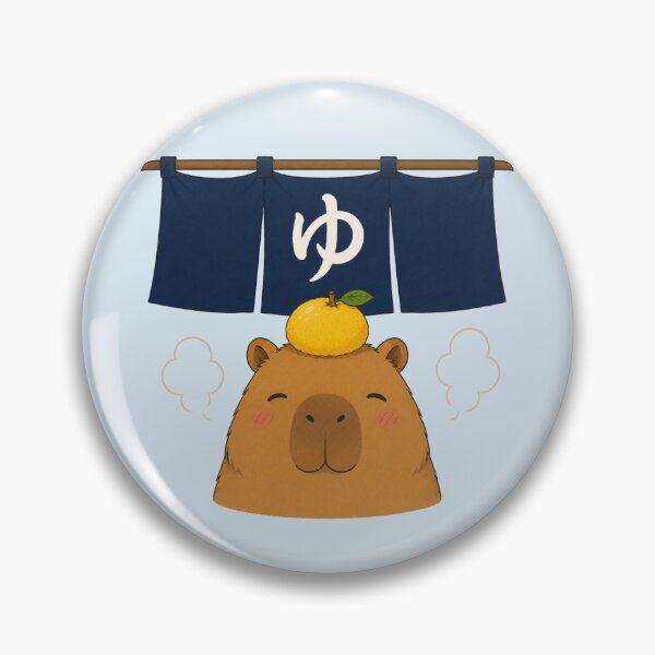 Item preview, Capybara Hot Spring designed and sold by lbl-shop.