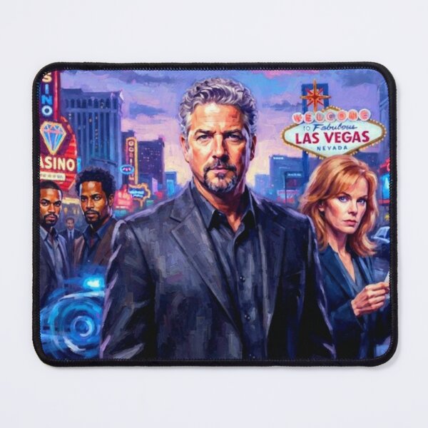 Item preview, CSI: Las Vegas Retro Forensic Crime Tribute Art Poster designed and sold by Art's Diner.
