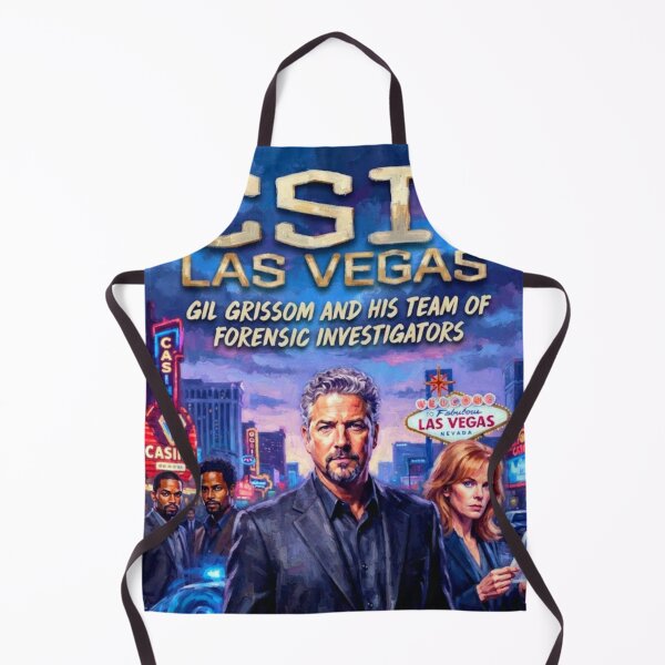 Item preview, CSI: Las Vegas Retro Forensic Crime Tribute Art Poster designed and sold by Art's Diner.