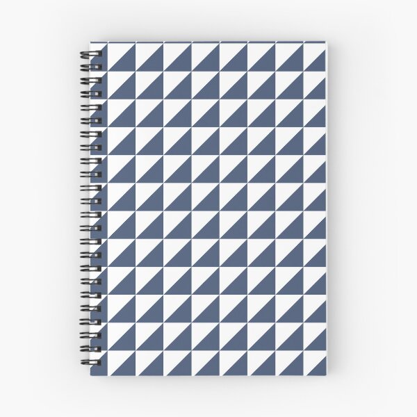 Item preview, White And Blue Triangle Mosaic Pattern designed and sold by pattern-archive.
