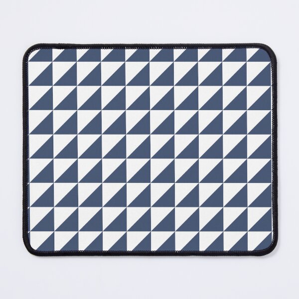 Item preview, White And Blue Triangle Mosaic Pattern designed and sold by pattern-archive.