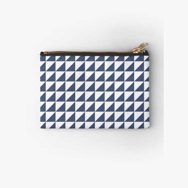 Item preview, White And Blue Triangle Mosaic Pattern designed and sold by pattern-archive.