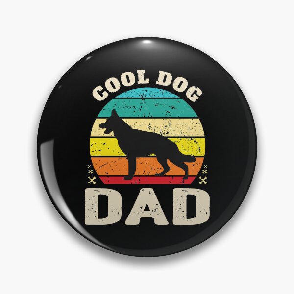 Item preview, Retro German Shepherd Silhouette Cool Dog Dad designed and sold by GiaoCalonas.