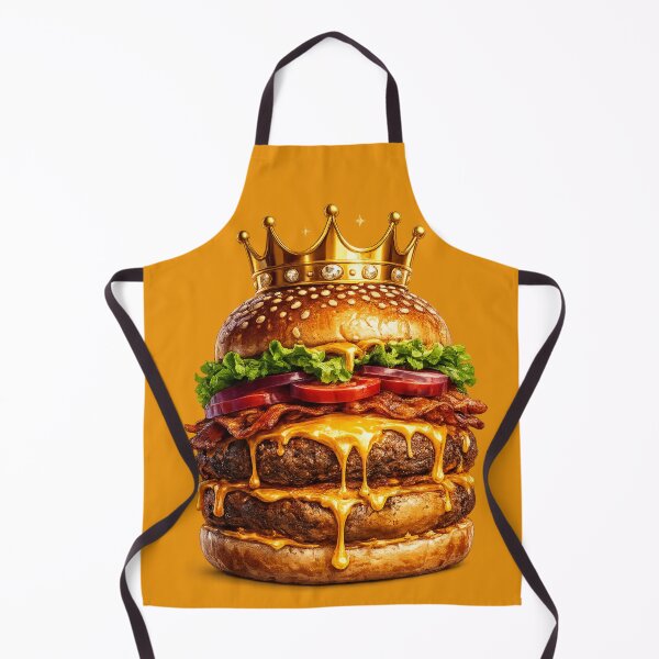 Item preview, Royal Crown Cheeseburger: Luxury Premium Gold Crown Gourmet Burger designed and sold by irfanshikh.