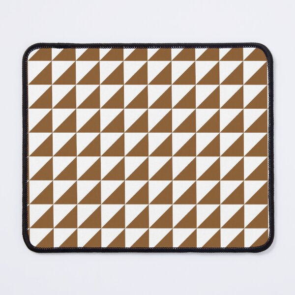 Item preview, White And Bronze Triangle Mosaic Pattern designed and sold by pattern-archive.