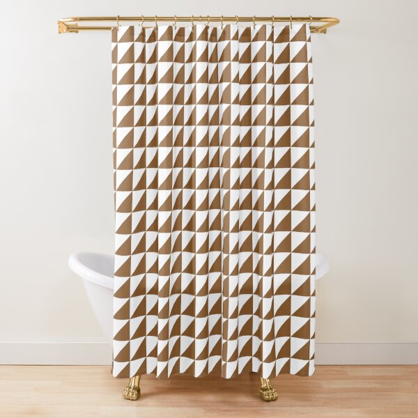 Item preview, White And Bronze Triangle Mosaic Pattern designed and sold by pattern-archive.