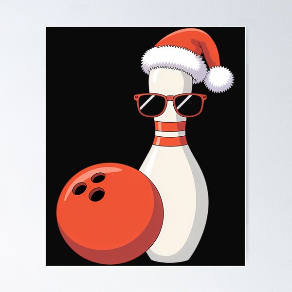 Item preview,  Sports Christmas Bowling - Snowman Bowling designed and sold by pinkdreamarty.