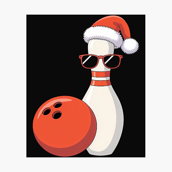 Item preview,  Sports Christmas Bowling - Snowman Bowling designed and sold by pinkdreamarty.