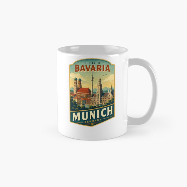 Item preview, The Heart Of Bavaria Munich Germany Travel Destination Souvenir designed and sold by Simsimah26Parks.