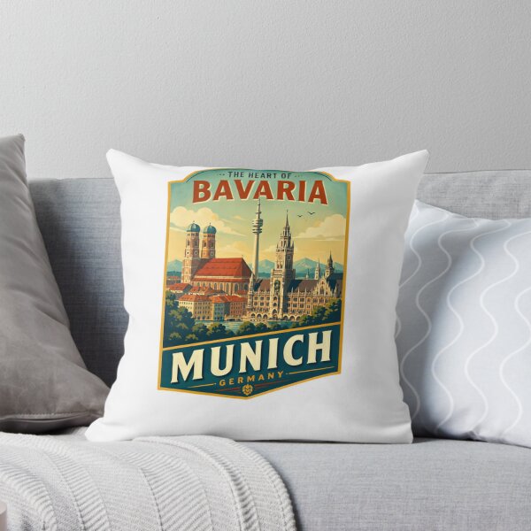 Item preview, The Heart Of Bavaria Munich Germany Travel Destination Souvenir designed and sold by Simsimah26Parks.