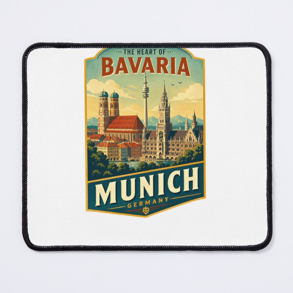 Item preview, The Heart Of Bavaria Munich Germany Travel Destination Souvenir designed and sold by Simsimah26Parks.