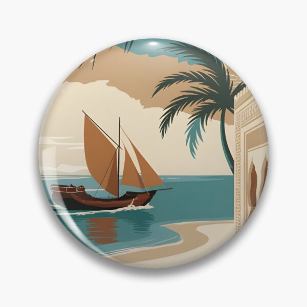 Item preview, Vintage Travel Djerba Poster designed and sold by Helen-Neal.