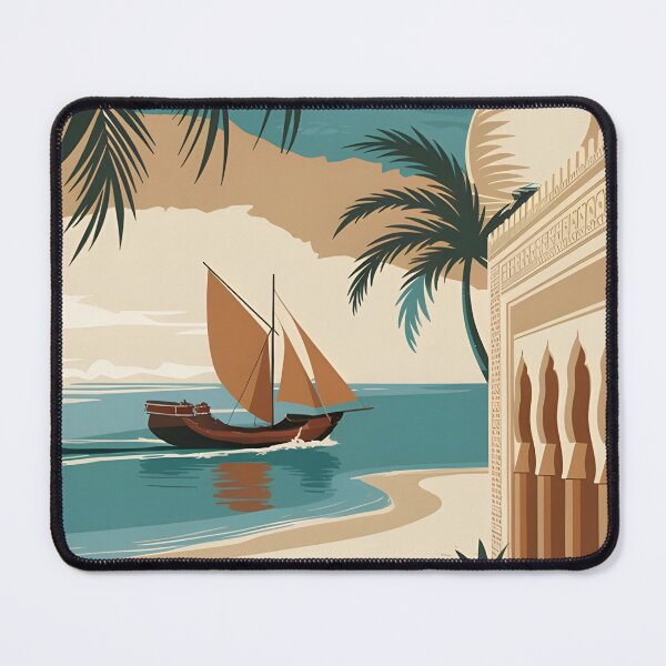 Item preview, Vintage Travel Djerba Poster designed and sold by Helen-Neal.