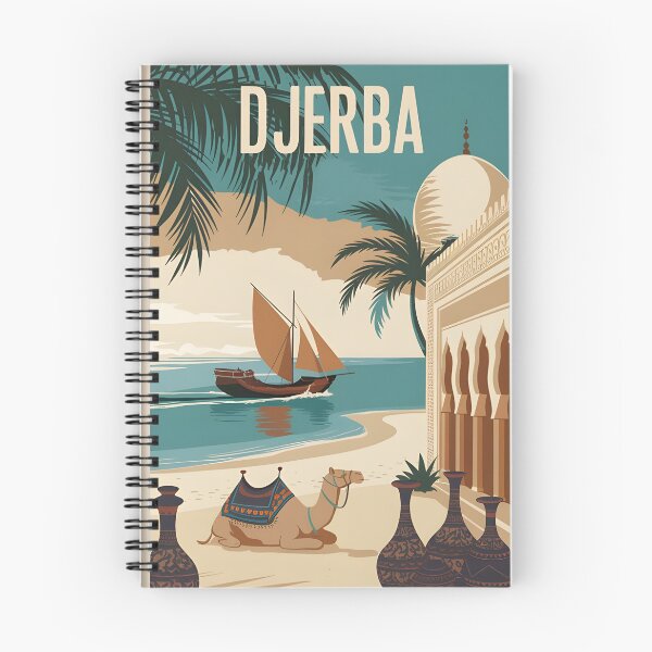 Item preview, Vintage Travel Djerba Poster designed and sold by Helen-Neal.