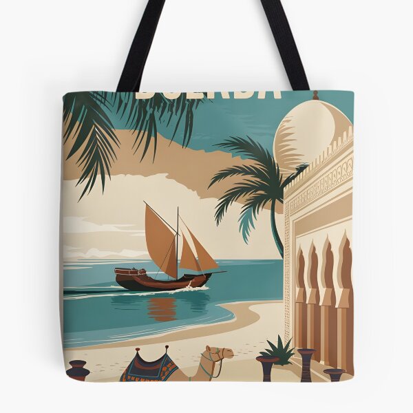 Item preview, Vintage Travel Djerba Poster designed and sold by Helen-Neal.