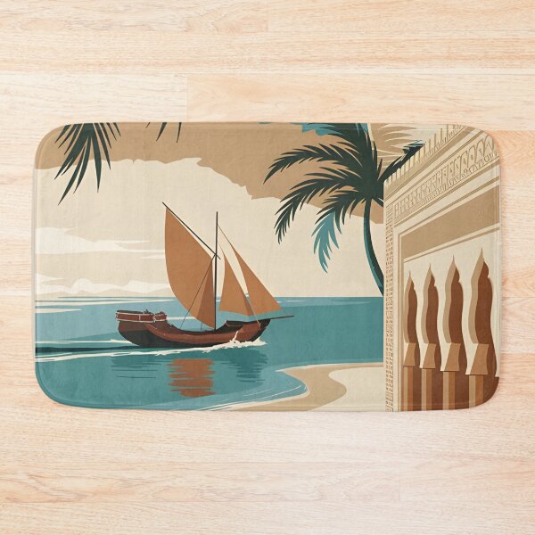 Item preview, Vintage Travel Djerba Poster designed and sold by Helen-Neal.