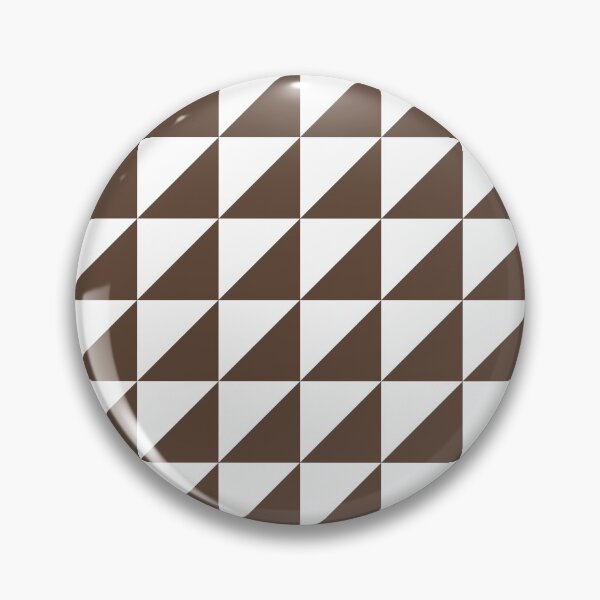 Item preview, White And Brown Triangle Mosaic Pattern designed and sold by pattern-archive.