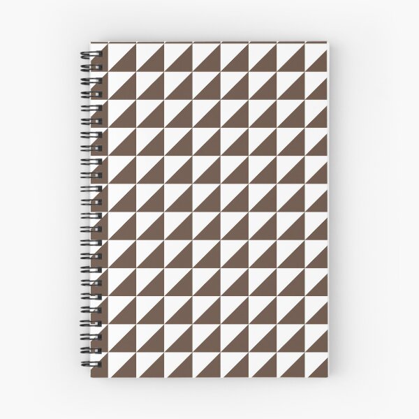 Item preview, White And Brown Triangle Mosaic Pattern designed and sold by pattern-archive.