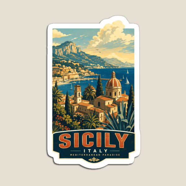 Item preview, Sicily Italy Mediterranean Paradise Travel Destination Vacation Souvenir designed and sold by Simsimah26Parks.