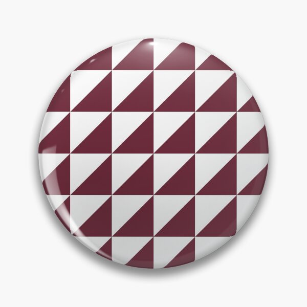 Item preview, White And Burgundy Triangle Mosaic Pattern designed and sold by pattern-archive.