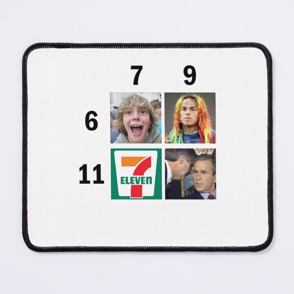 Item preview, 7 9 6 11 Funny Number Meme Convenience Store Parody designed and sold by DarylPope.