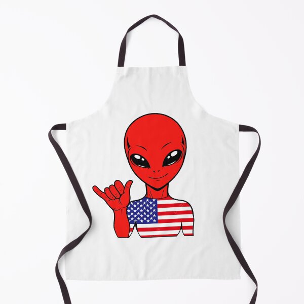 Item preview, Zorgo USA | Shaka Sign Alien | USA Flag Shirt | Cute Alien Gift | USA Merchandise designed and sold by The-Visitors.