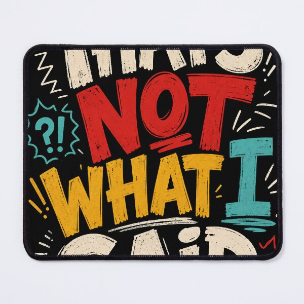 Item preview, That's Not What I Said – Funny Distressed Typography Design designed and sold by Jandedan.