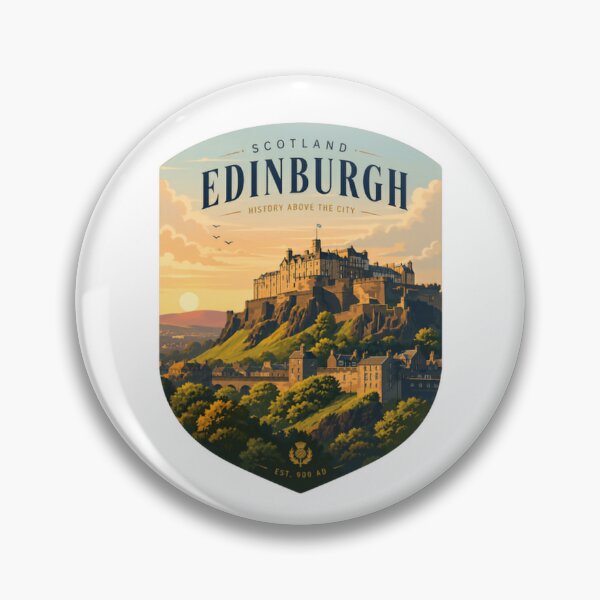 Item preview, Scotland Edinburgh History Above The City Est. 900 Ad Scottish Travel Castle Souvenir designed and sold by Simsimah26Parks.