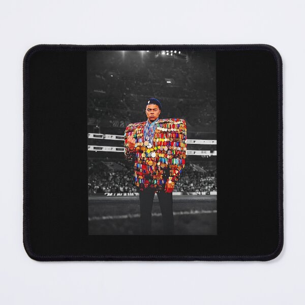 Item preview, Kylian Mbappe Dictator Middle Finger Medals Funny Meme designed and sold by PamfilOancea.