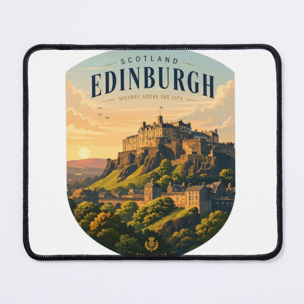 Item preview, Scotland Edinburgh History Above The City Est. 900 Ad Scottish Travel Castle Souvenir designed and sold by Simsimah26Parks.