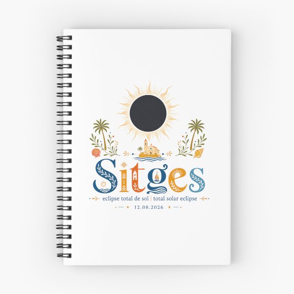 Item preview, Sitges Total Solar Eclipse 2026 designed and sold by Beyond Destinations.