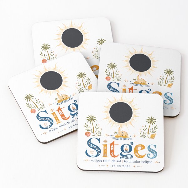 Item preview, Sitges Total Solar Eclipse 2026 designed and sold by Beyond Destinations.