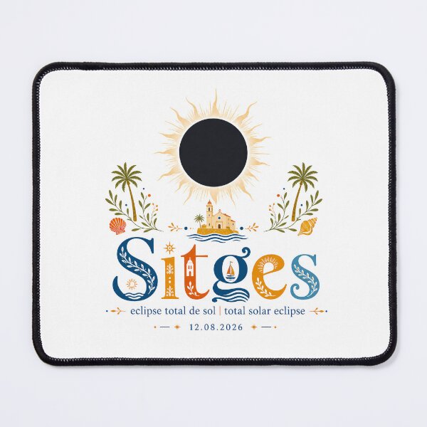Item preview, Sitges Total Solar Eclipse 2026 designed and sold by Beyond Destinations.