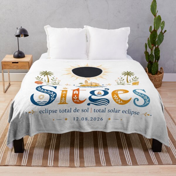 Item preview, Sitges Total Solar Eclipse 2026 designed and sold by Beyond Destinations.