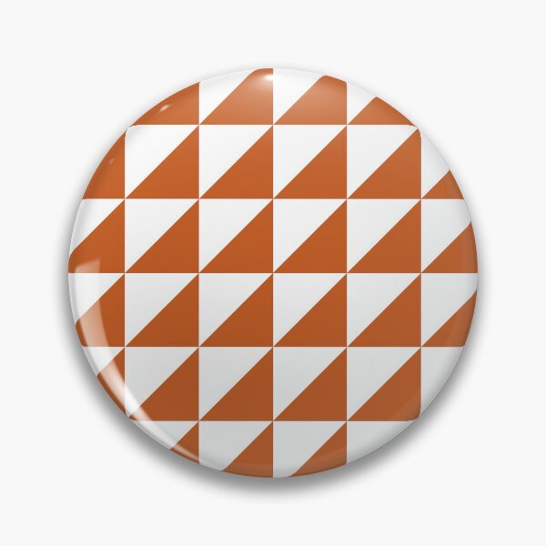 Item preview, White And Burnt Orange Triangle Mosaic Pattern designed and sold by pattern-archive.