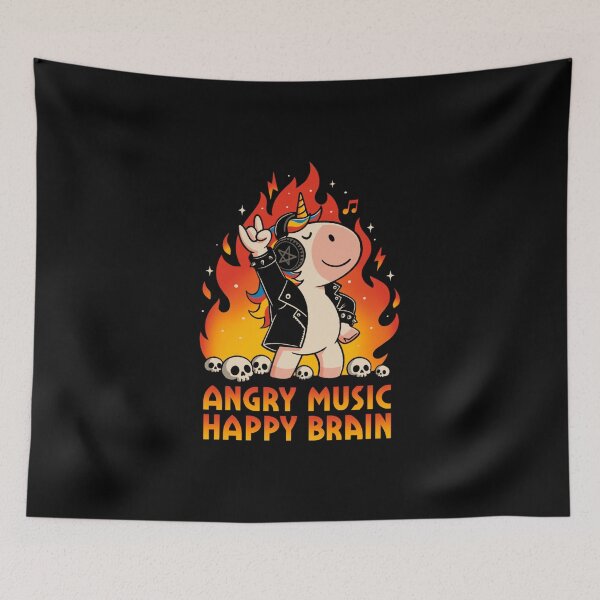 Item preview, angry music happy brain designed and sold by Nas-Art-sim.
