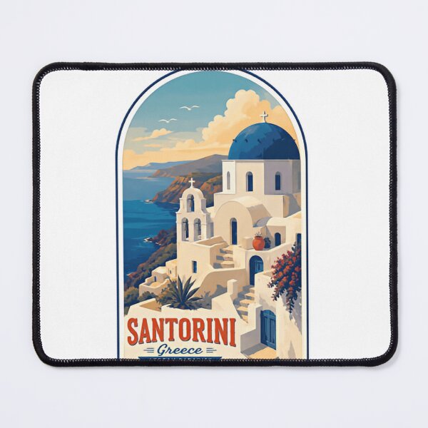 Item preview, Santorini Greece Aegean Paradise Est. 1821 Greek Island Travel Destination designed and sold by Simsimah26Parks.