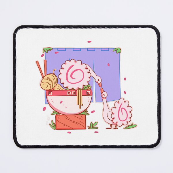 Item preview, Geese Enjoying Some Noodles Cute Kawaii Ramen Goose Illustration designed and sold by Pioiiiart.
