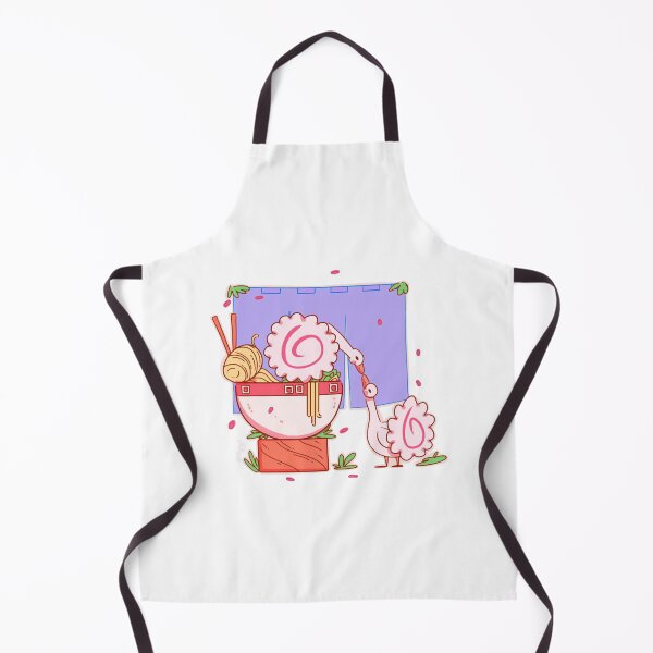 Item preview, Geese Enjoying Some Noodles Cute Kawaii Ramen Goose Illustration designed and sold by Pioiiiart.