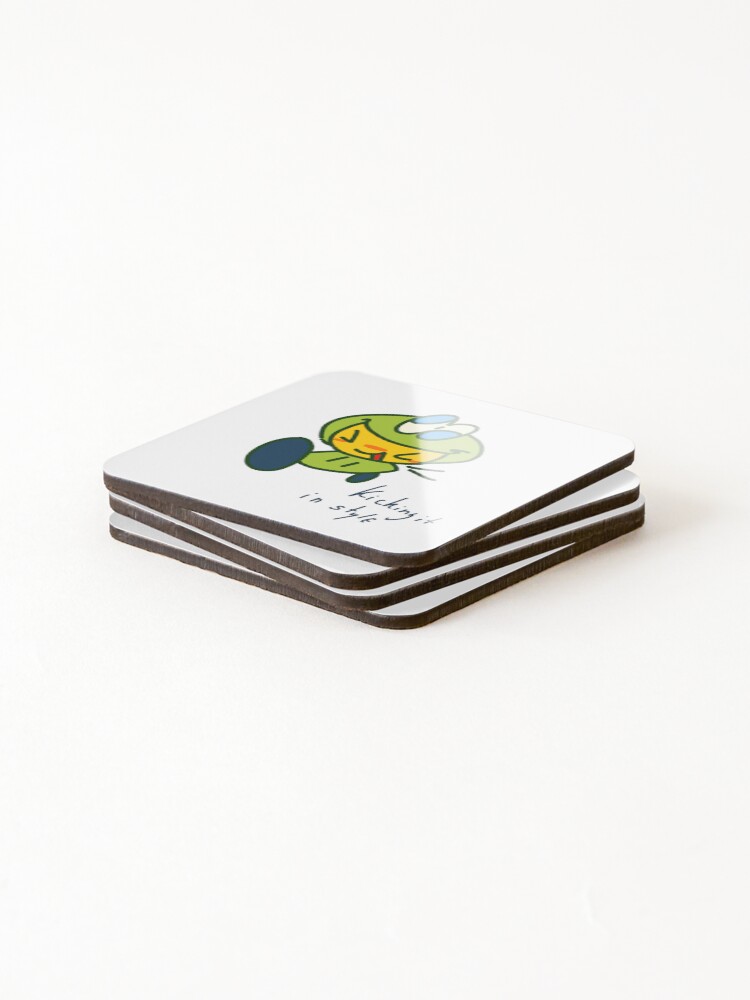 Thumbnail 4 of 5, Coasters (Set of 4), Kicking It In Style designed and sold by PeaceTypo.