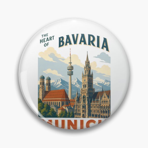 Item preview, The Heart Of Bavaria Munich Germany Travel Culture History Tradition Souvenir Gift designed and sold by Simsimah26Parks.