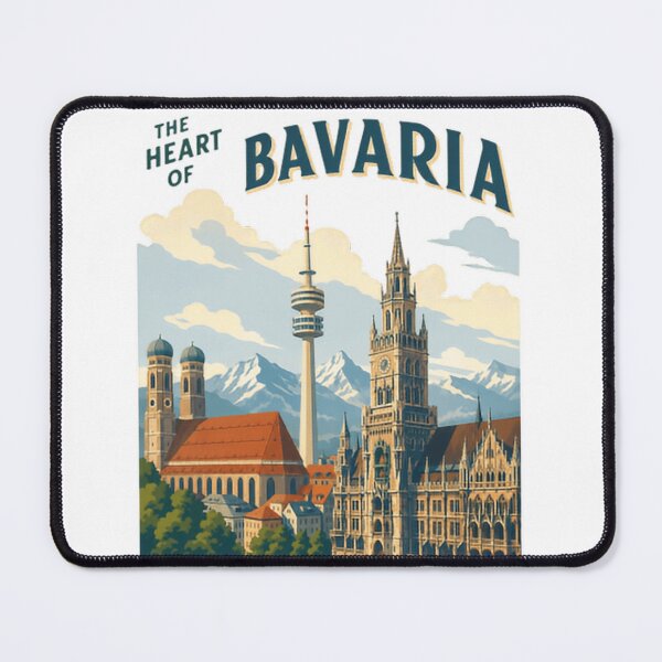 Item preview, The Heart Of Bavaria Munich Germany Travel Culture History Tradition Souvenir Gift designed and sold by Simsimah26Parks.