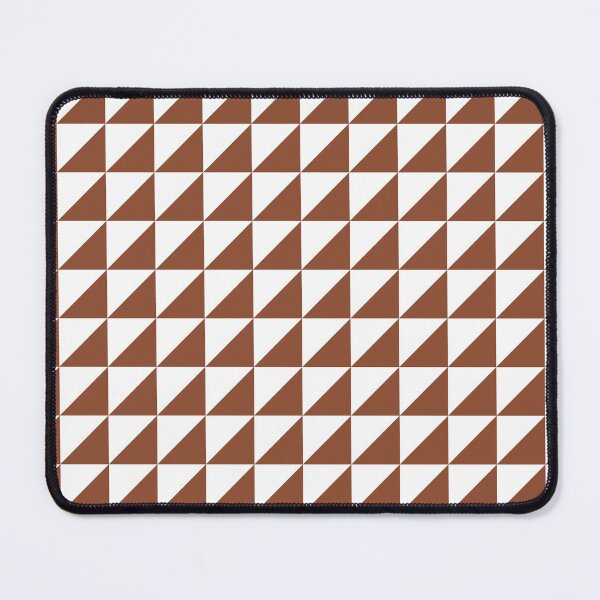 Item preview, White And Copper Triangle Mosaic Pattern designed and sold by pattern-archive.