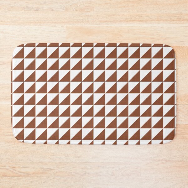Item preview, White And Copper Triangle Mosaic Pattern designed and sold by pattern-archive.
