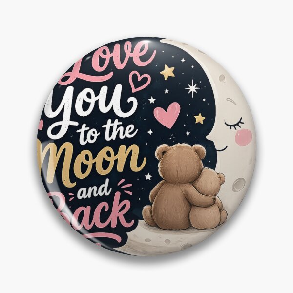 Item preview, Love you to the moon designed and sold by Suadela Branding.