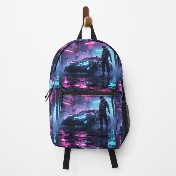 Item preview, Cyberpunk Neon Night Drive designed and sold by JMAVILA ART.